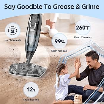 Amazon.com - 12-in-1 Steam Mop with Detachable Handheld